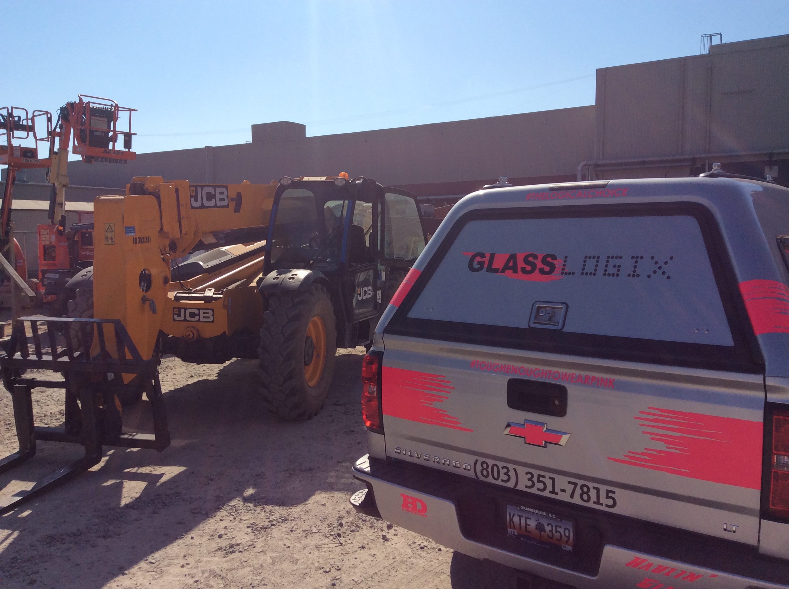 heavy equipment glass repair